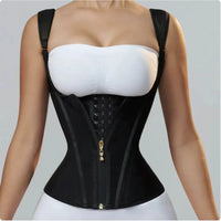 Retro Shapewear Top with Zipper