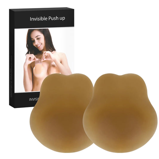 Qv Comfy  Nipple Cover with Lift - Cakes Breast Lifting Pasties Reusable No Show Nipple Cover Sticky Silicone for Women